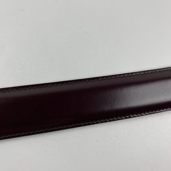 Trafalgar Dress Belt Men's 40 Dark Brown‎ Genuine Leather Business Attire 8345 - Picture 7 of 10